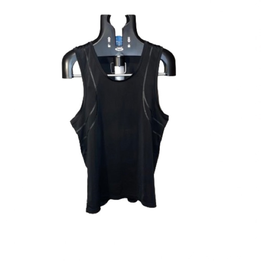 Work Out Compression Athletic Vest Men Size XL Black Running Gym Under Layer
